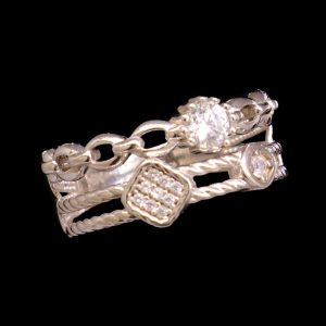 18K White Gold Ring